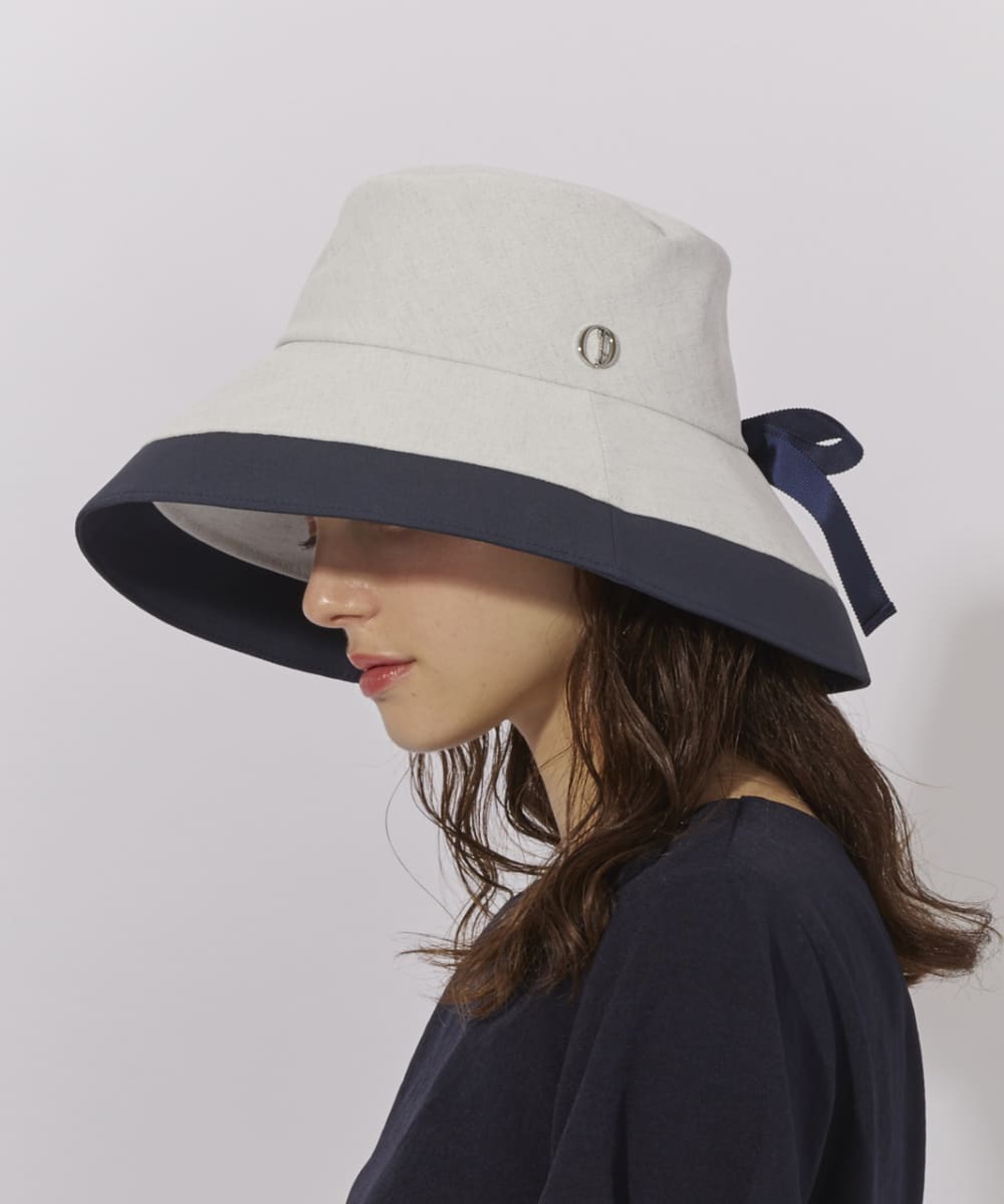 Chapeau d' O T/C Compact Capeline | 56cm(56) BLACK (01) | Chapeau