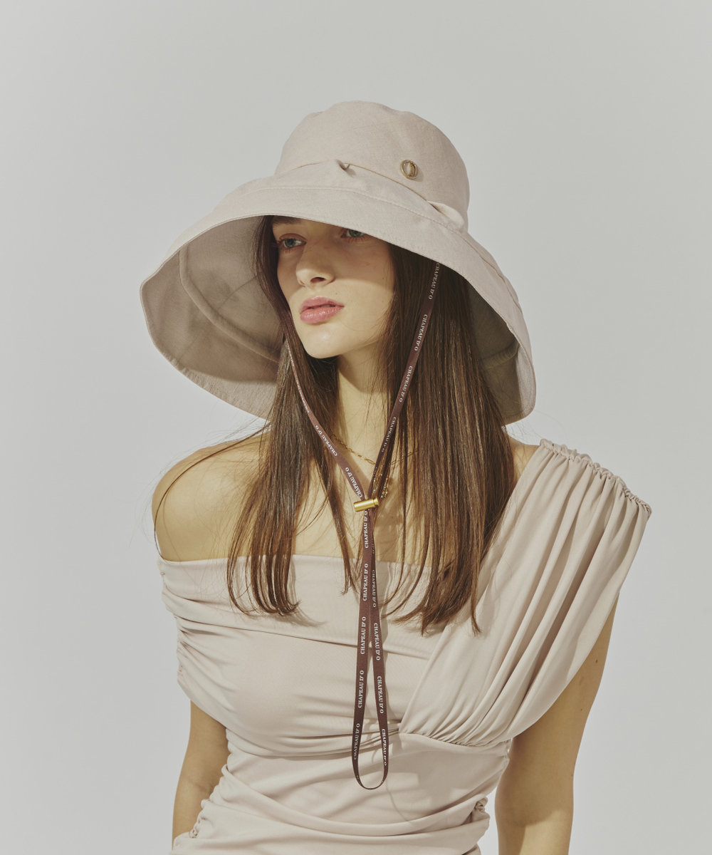 LT BEIGE 　モデル頭囲：54cm　着用サイズ：57.5cm