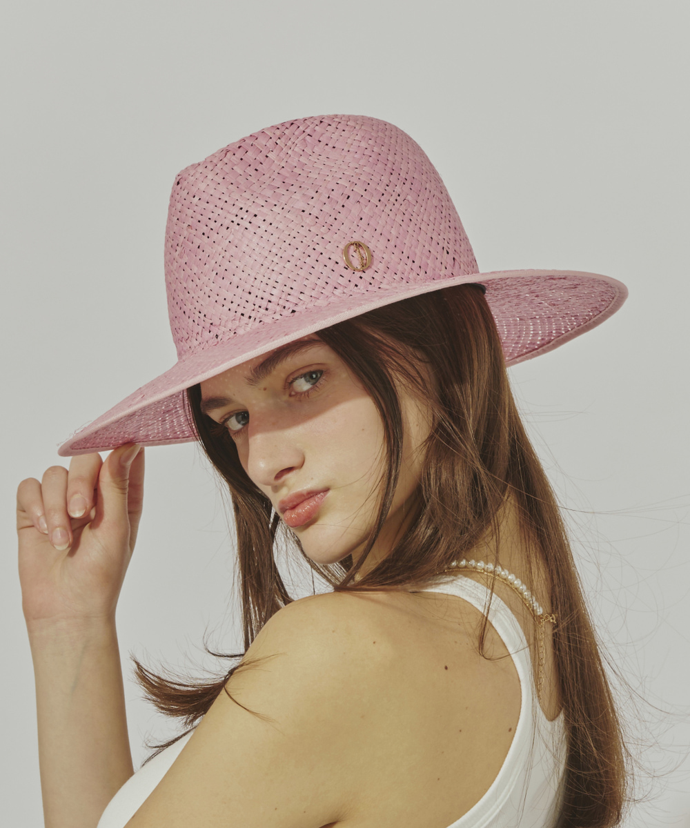 Chapeau d' O  Color Raffia Fedora