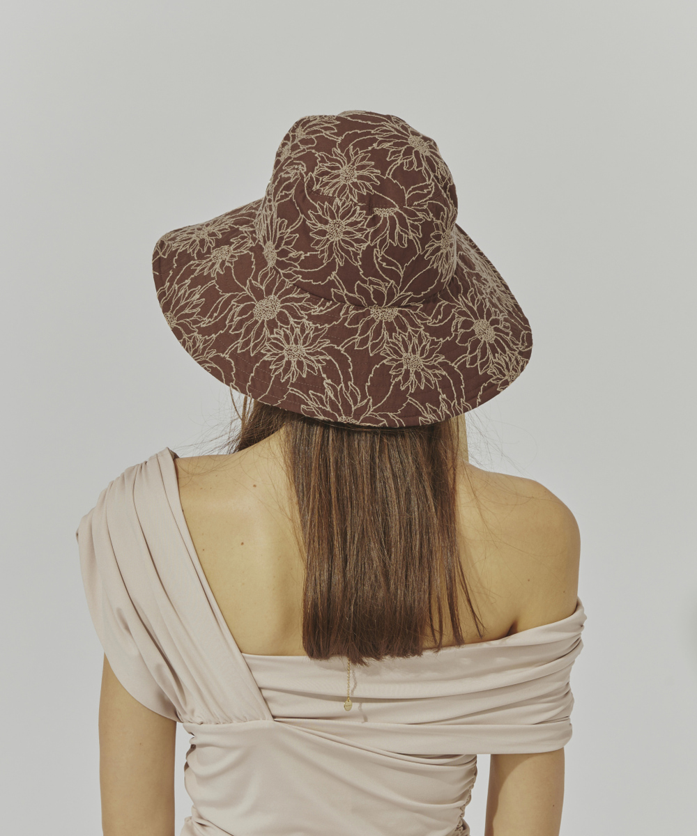 BROWN 　モデル頭囲：54cm　着用サイズ：57.5cm