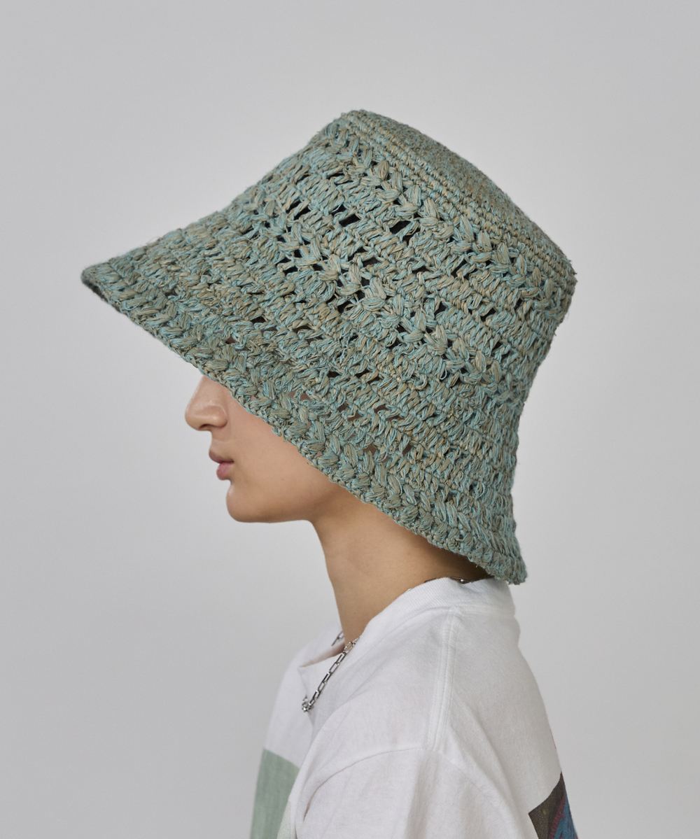 GREEN 　モデル頭囲：55.5cm　着用サイズ：57.5cm