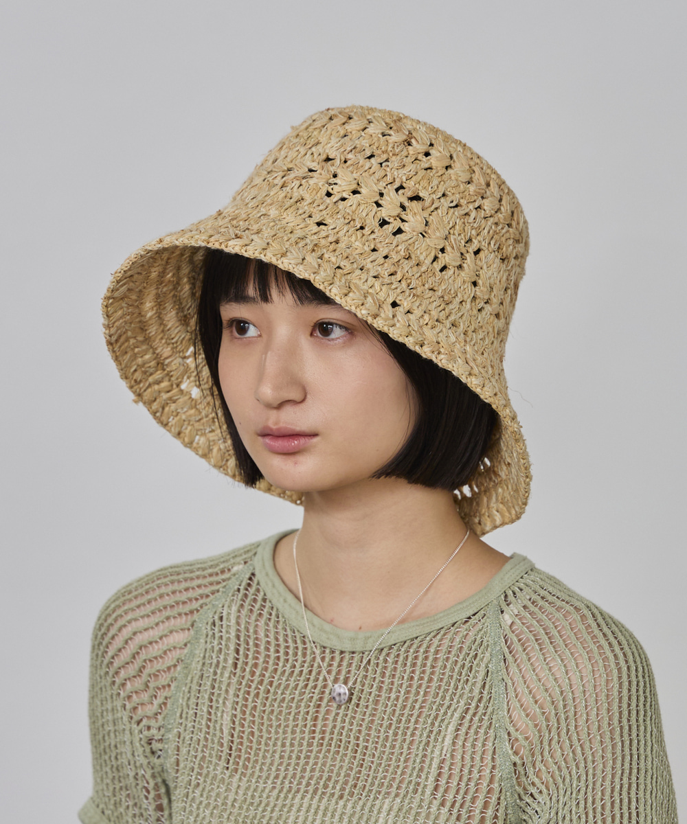 NATURAL 　モデル頭囲：55.5cm　着用サイズ：57.5cm