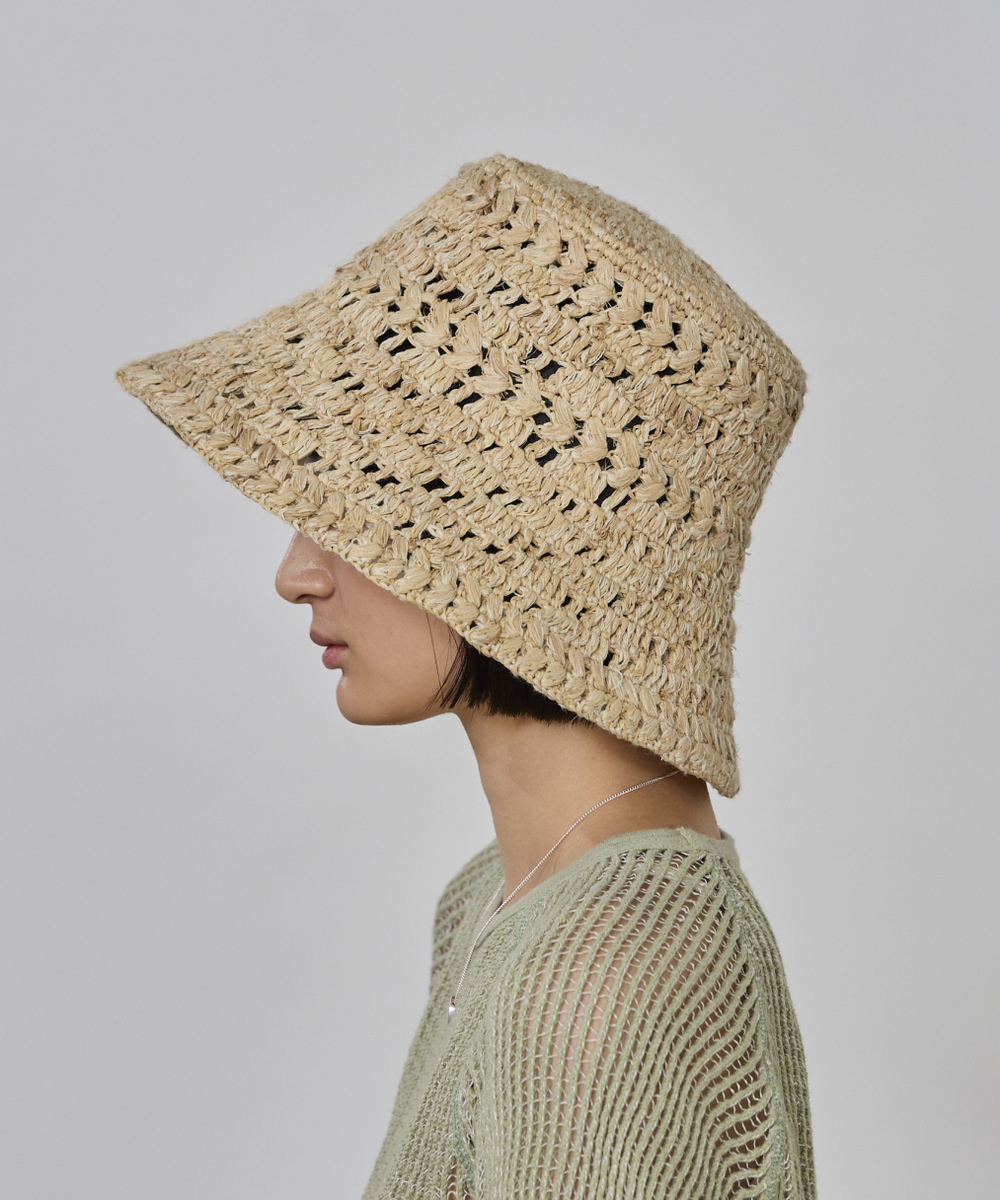 NATURAL 　モデル頭囲：55.5cm　着用サイズ：57.5cm