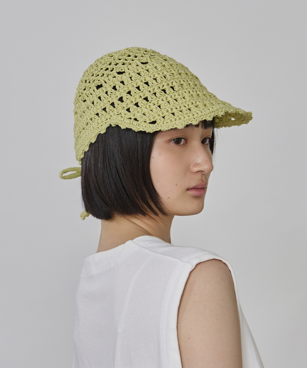 LT GREEN 　モデル頭囲：55.5cm　着用サイズ：57cm～59cm