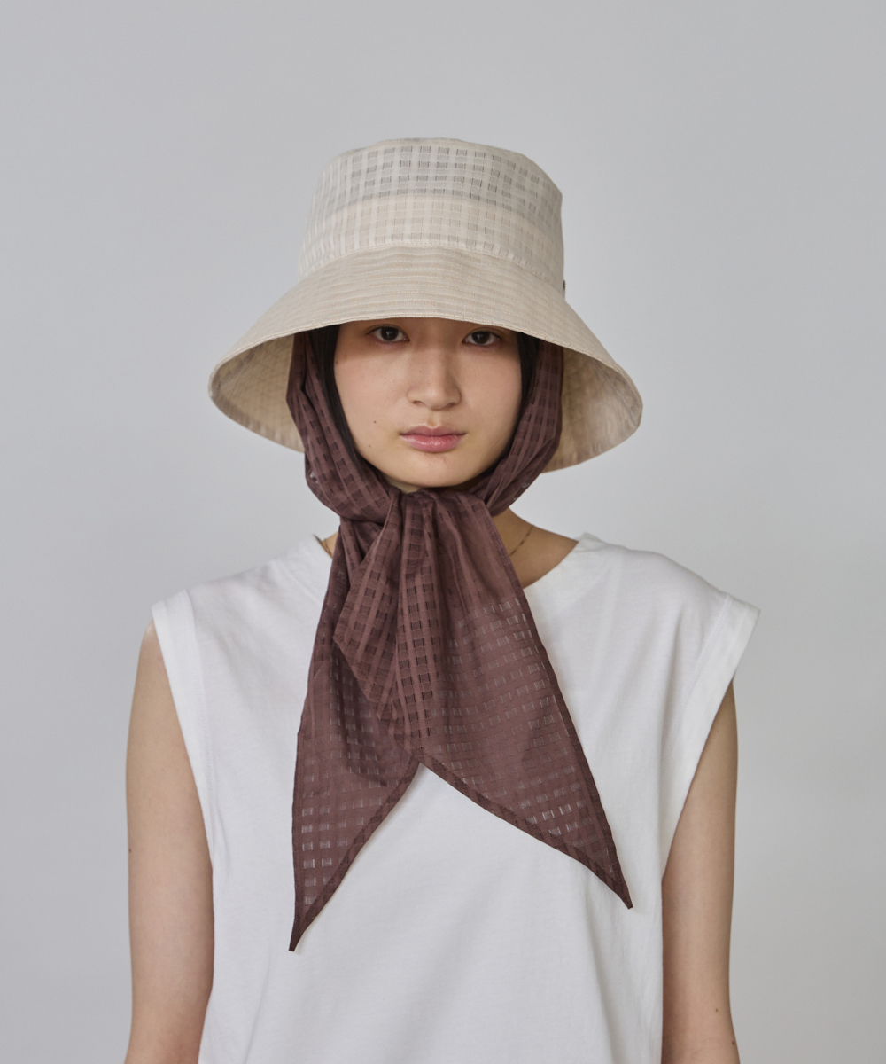 IVORY 　モデル頭囲：55.5cm　着用サイズ：58cm