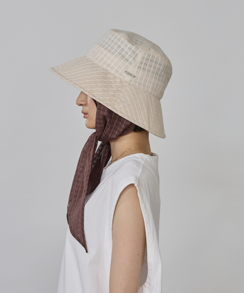 IVORY 　モデル頭囲：55.5cm　着用サイズ：58cm