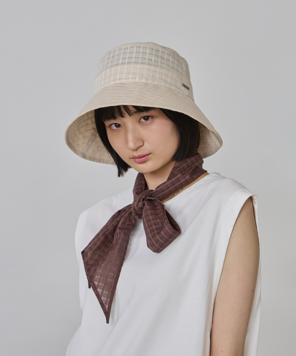 IVORY 　モデル頭囲：55.5cm　着用サイズ：58cm