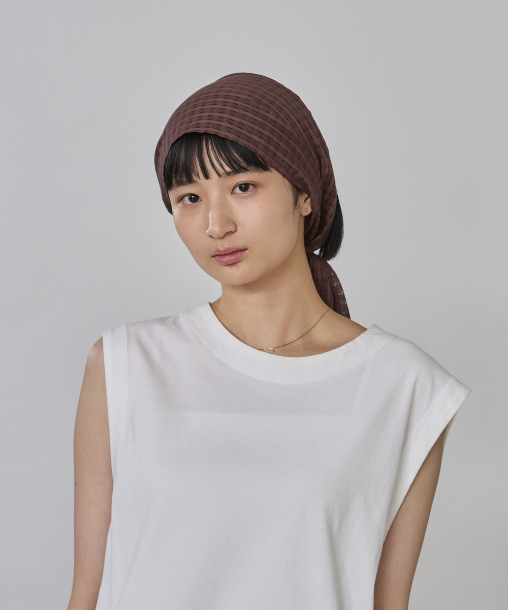 IVORY 　モデル頭囲：55.5cm　着用サイズ：58cm
