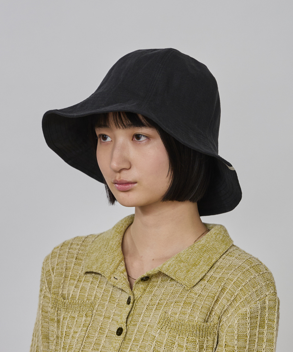 BLACK 　モデル頭囲：55.5cm　着用サイズ：58cm