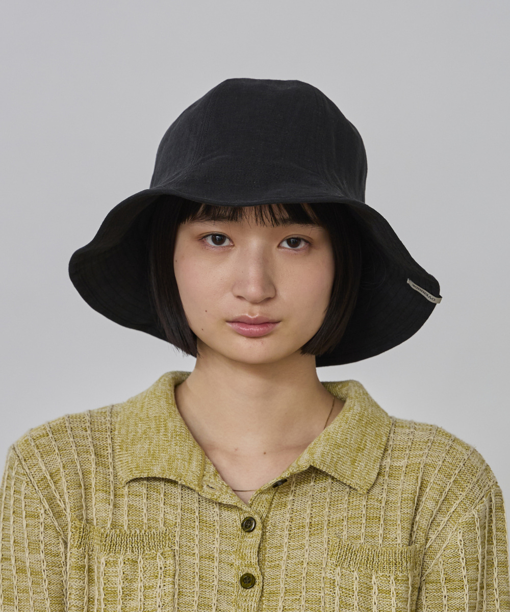 BLACK 　モデル頭囲：55.5cm　着用サイズ：58cm