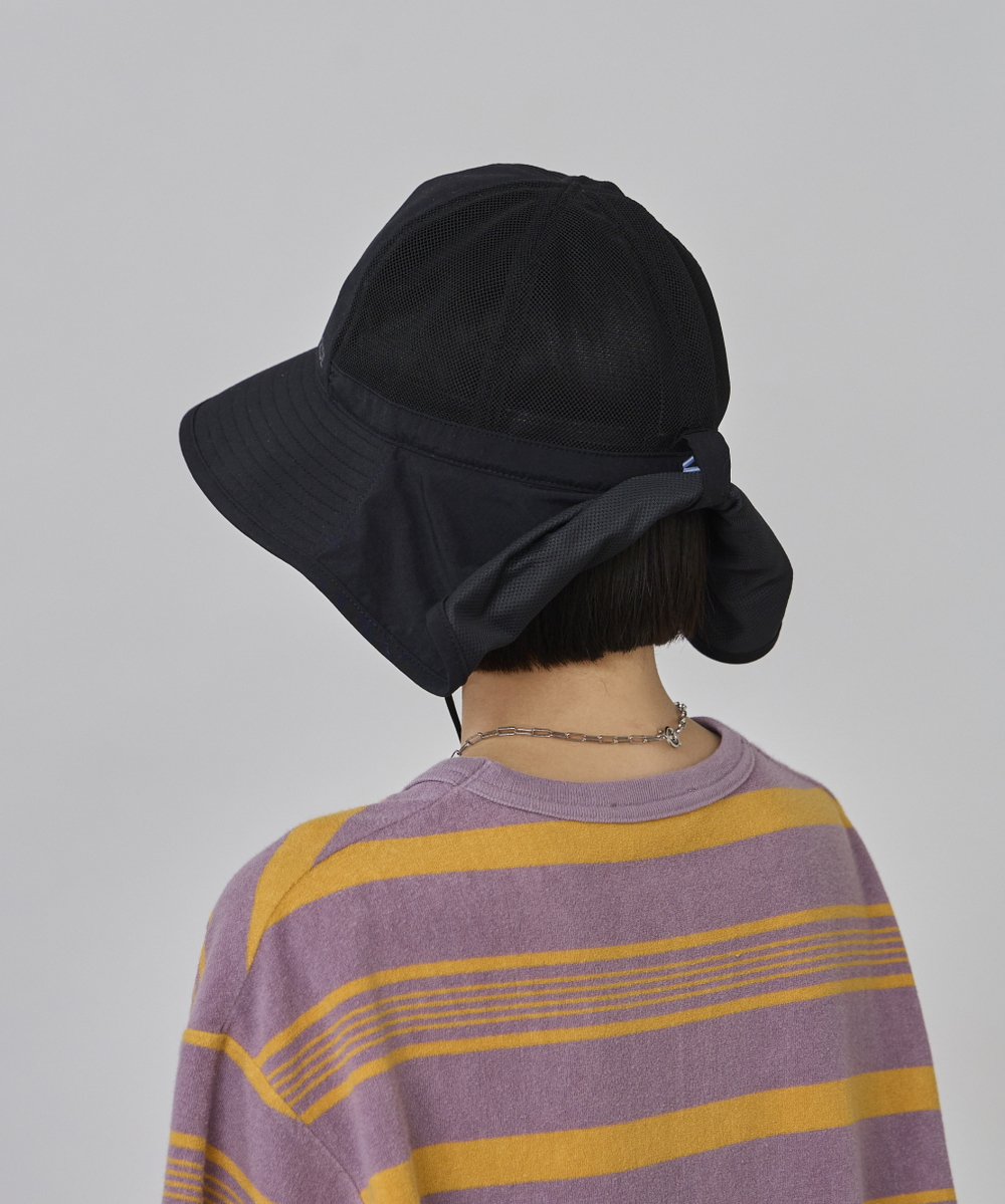 BLACK 　モデル頭囲：55.5cm　着用サイズ：58cm