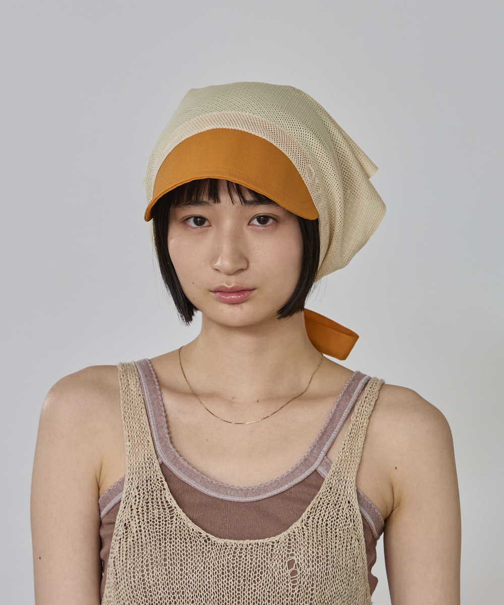 ORANGE 　モデル頭囲：55.5cm　着用サイズ：FREE