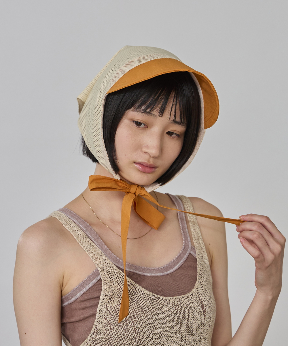 驚きの値段】 poisポワ サテン キャップ ベージュ 予約購入して