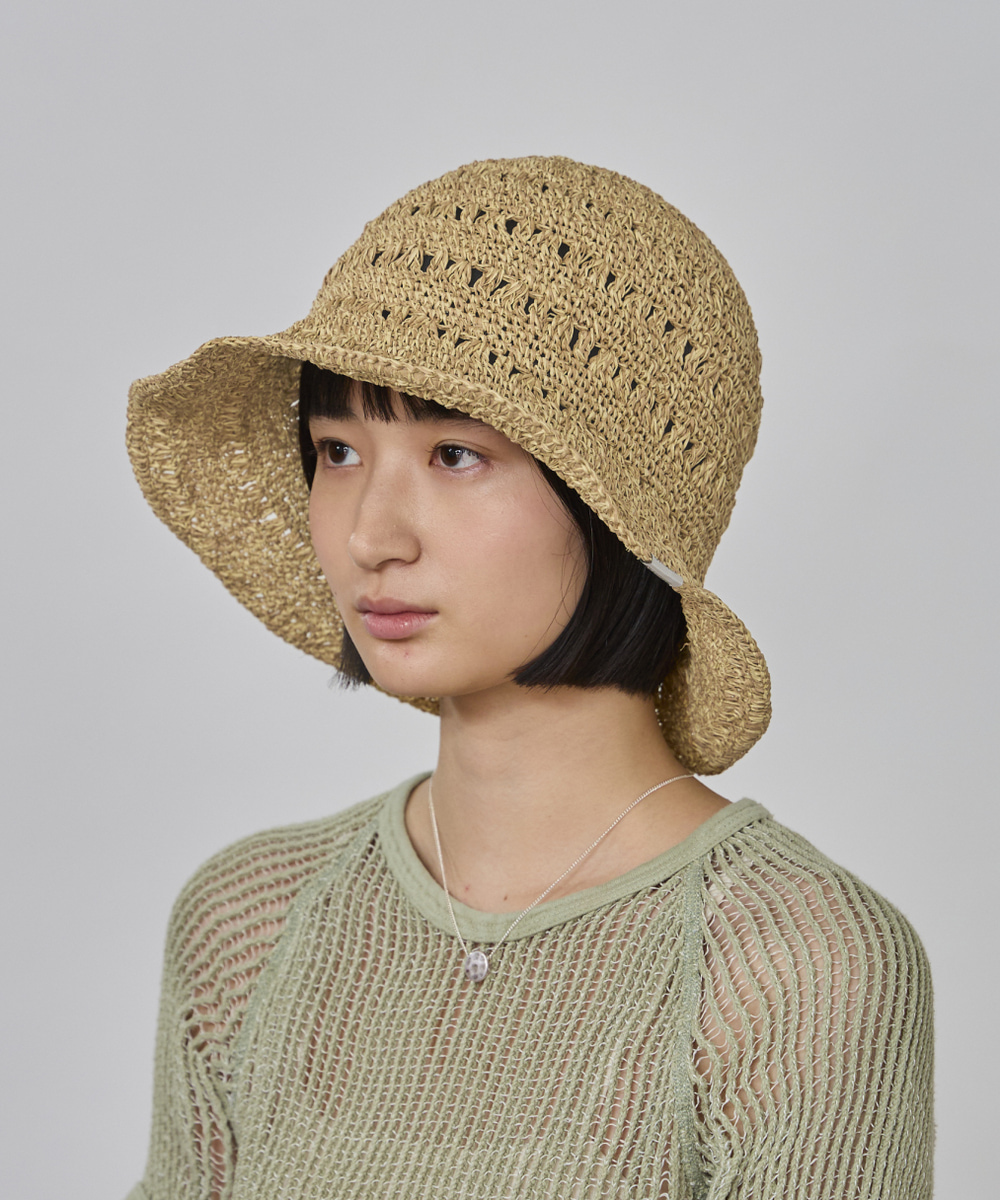 BEIGE 　モデル頭囲：55.5cm　着用サイズ：57.5cm