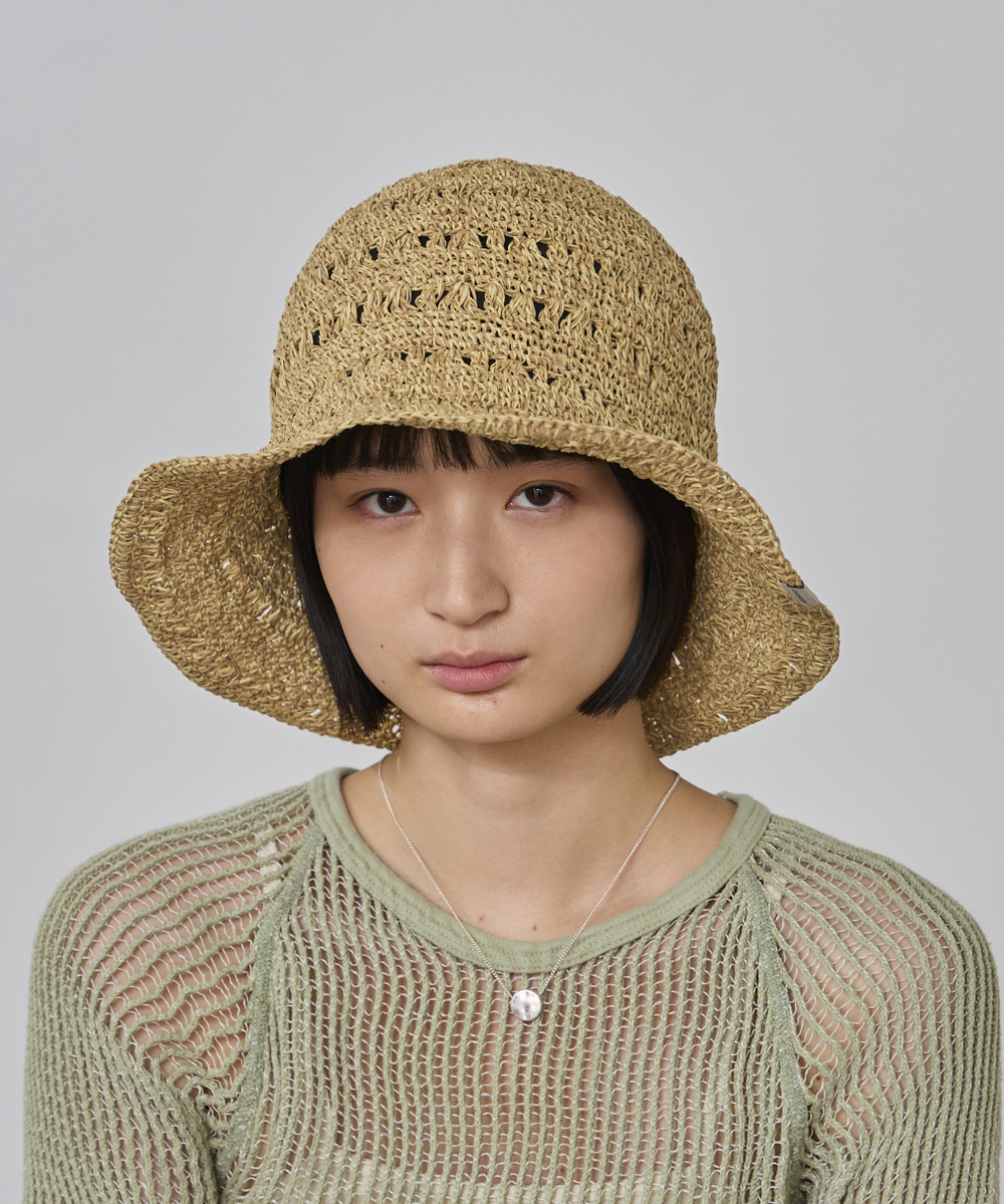BEIGE 　モデル頭囲：55.5cm　着用サイズ：57.5cm