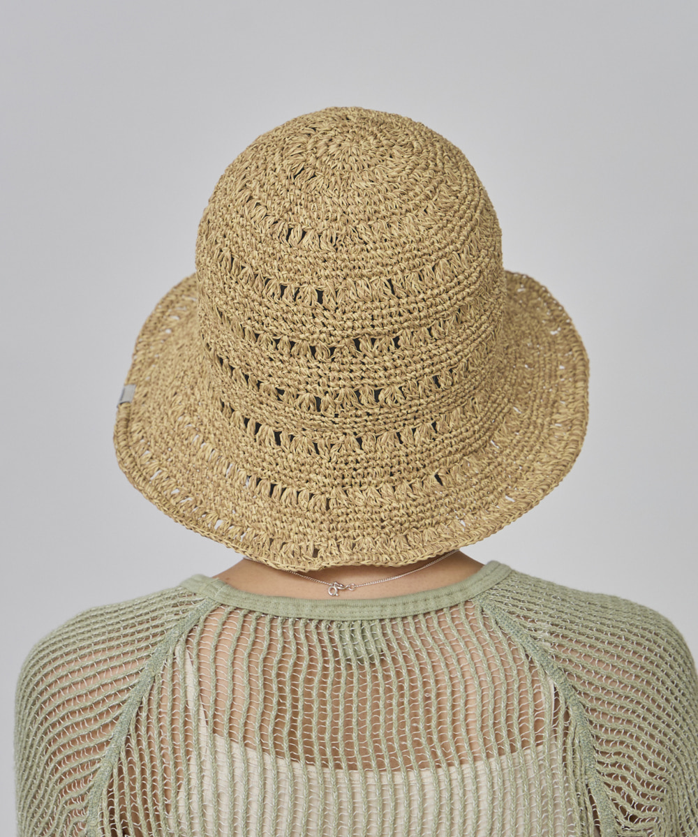 BEIGE 　モデル頭囲：55.5cm　着用サイズ：57.5cm