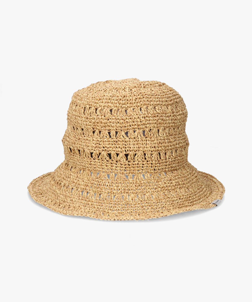 OVERRIDE  W PAPER CROCHET SUN HAT