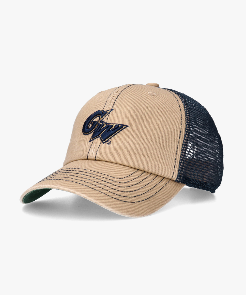 G・Washington TWILL MESH WASHED CAP