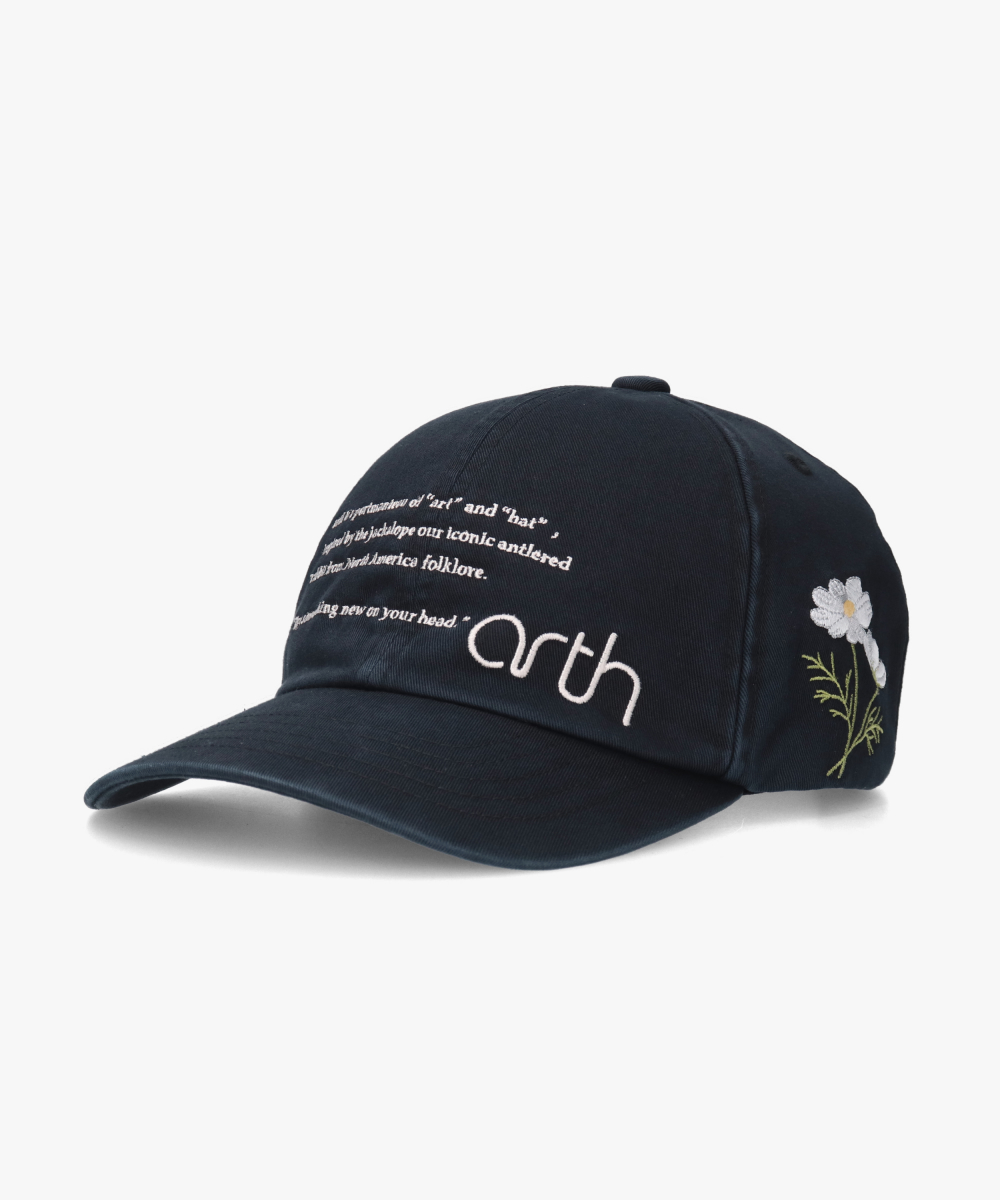 【予約】arth  EMB Washed Cap