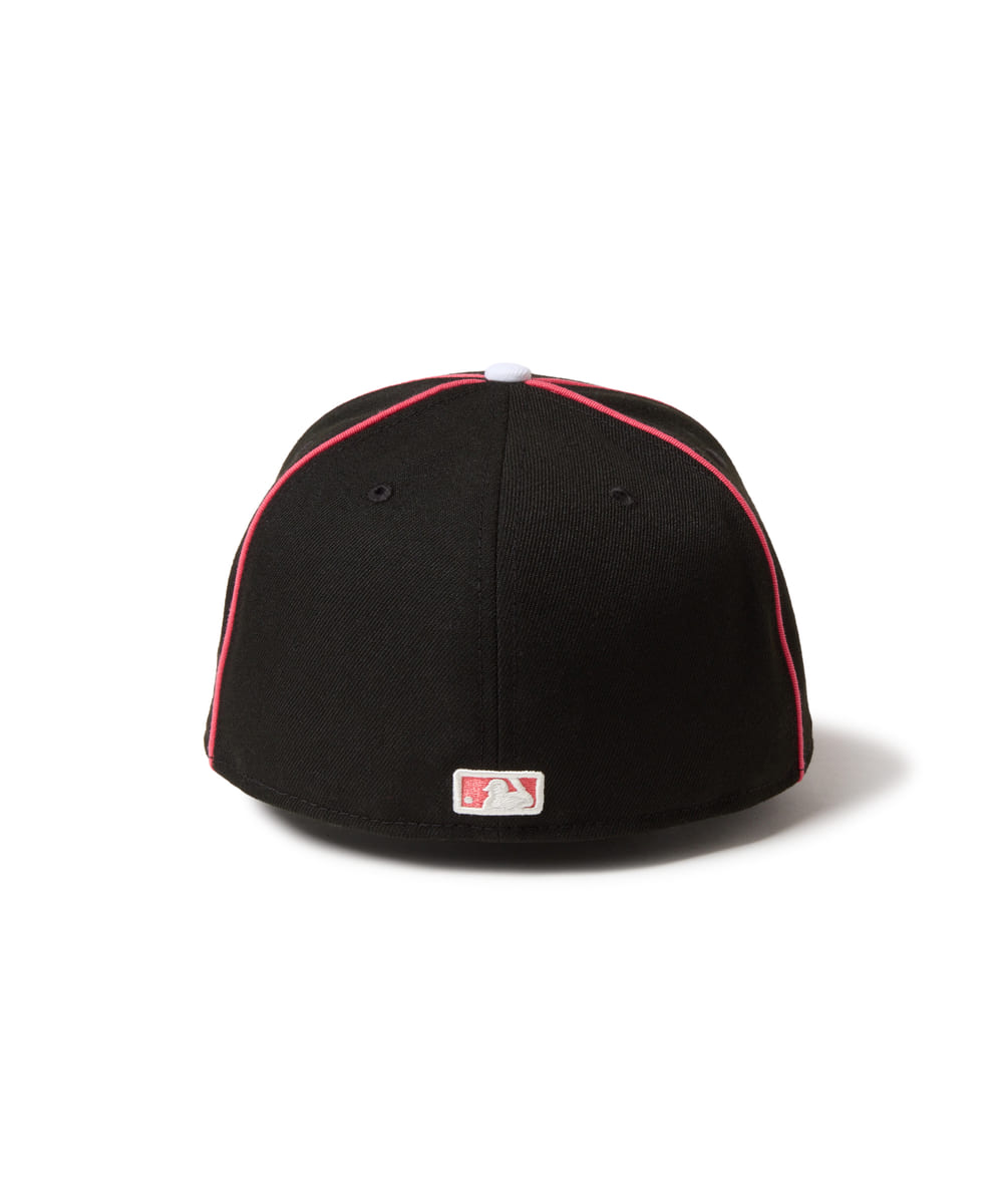 NEW ERA 5950 MLB PIPING 2TONE | 738(58) BLK PNK (15) | NEW