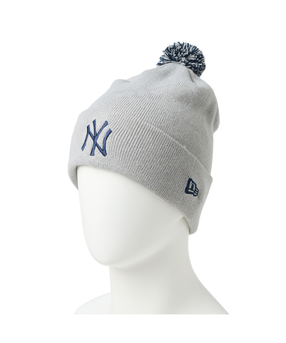 N°21 × NEW ERA ポンポンニット POM-PON KNIT NEW ERA/ニューエラ ビーニー MLB ポンポンニット リブ POM PON