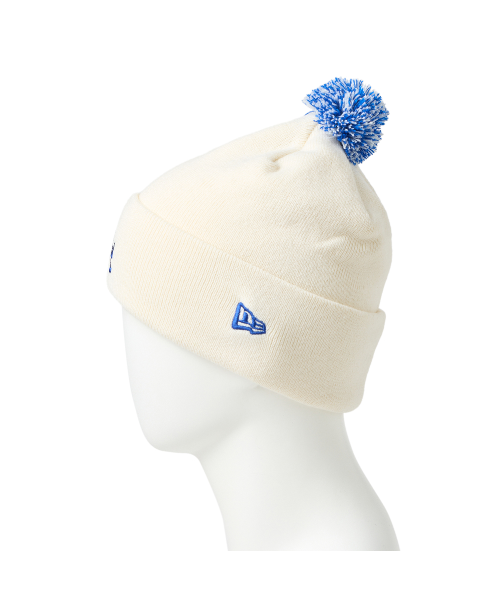 N°21 × NEW ERA ポンポンニット POM-PON KNIT NEW ERA/ニューエラ ビーニー MLB ポンポンニット リブ POM PON