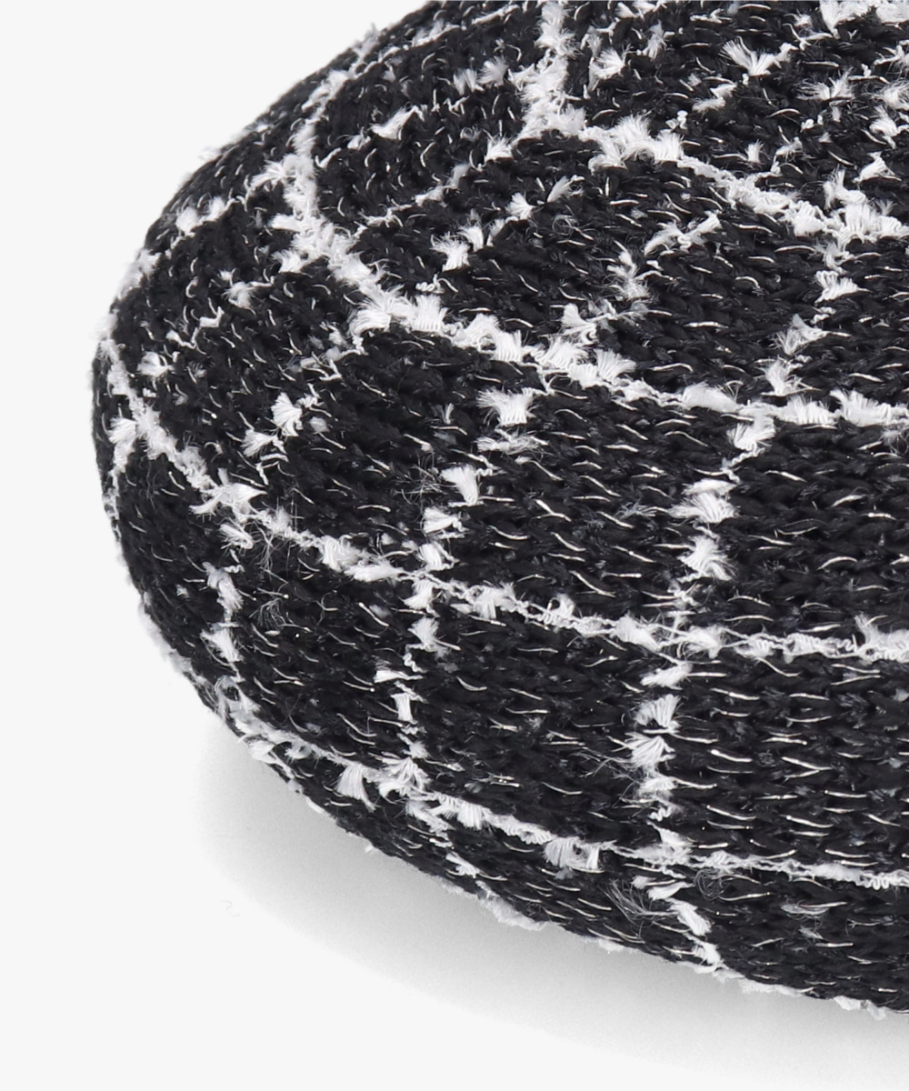 ［新品未使用］Chapeau d' O  Tweed Beret シャポー ド オー Chapeau d'O Chapeau d' O TM Check Tweed