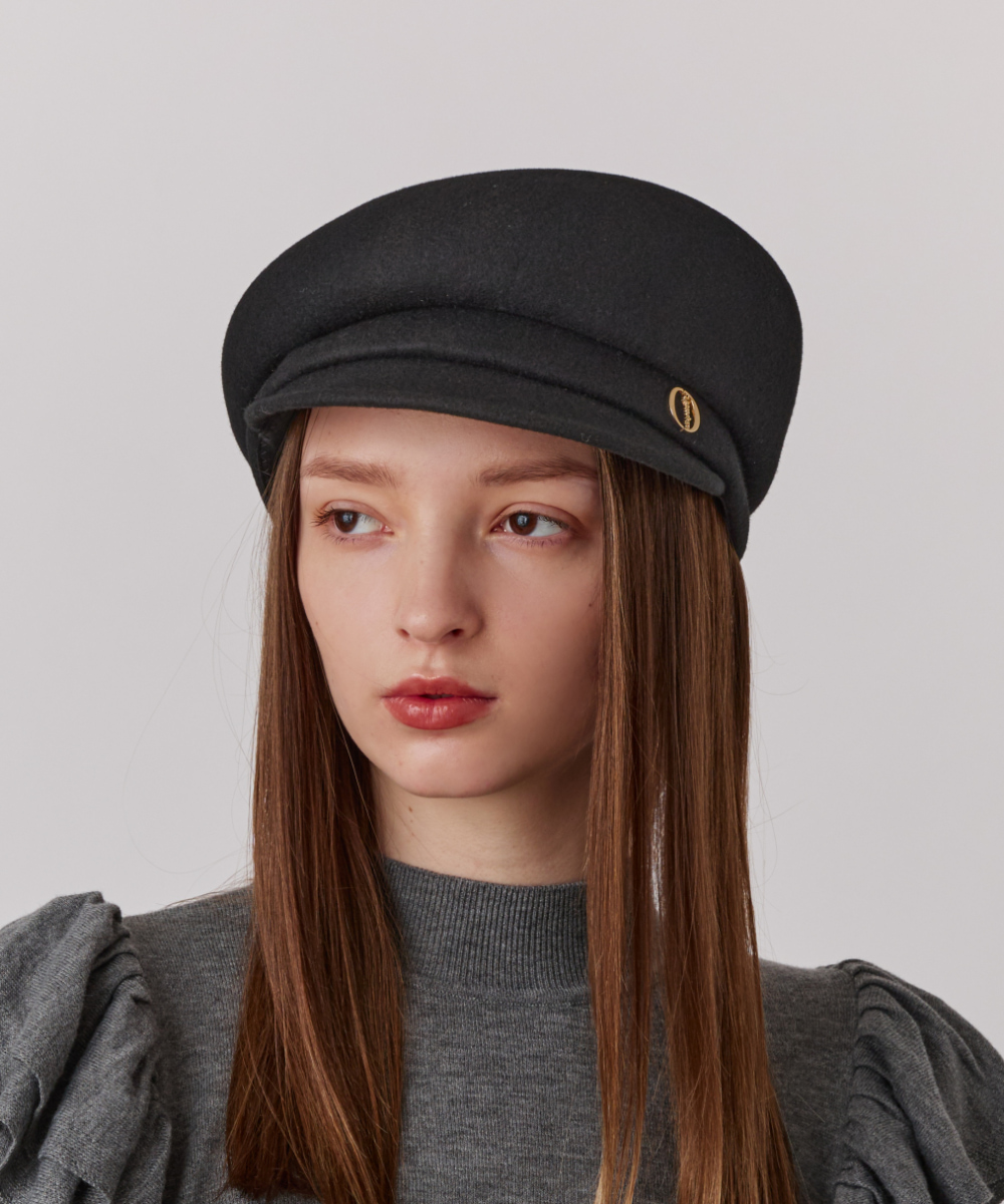 【予約】Chapeau d' O  Side Tuck Wo Felt Cas