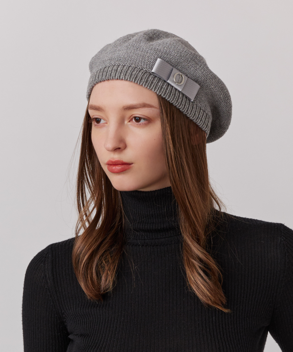 【予約】Chapeau d' O  Beads Knit Beret