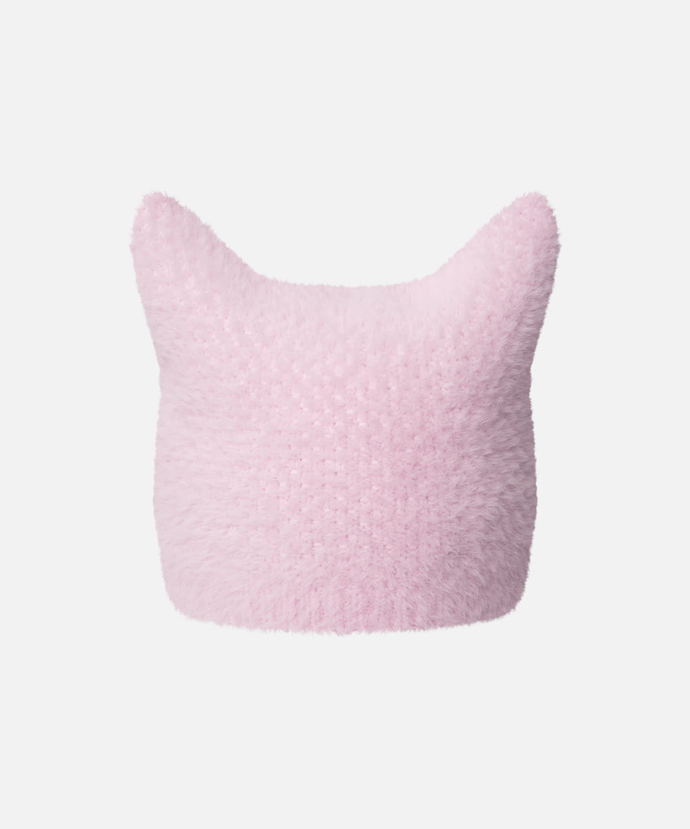 KANGOL FAUX FUR POINTED BEANIE