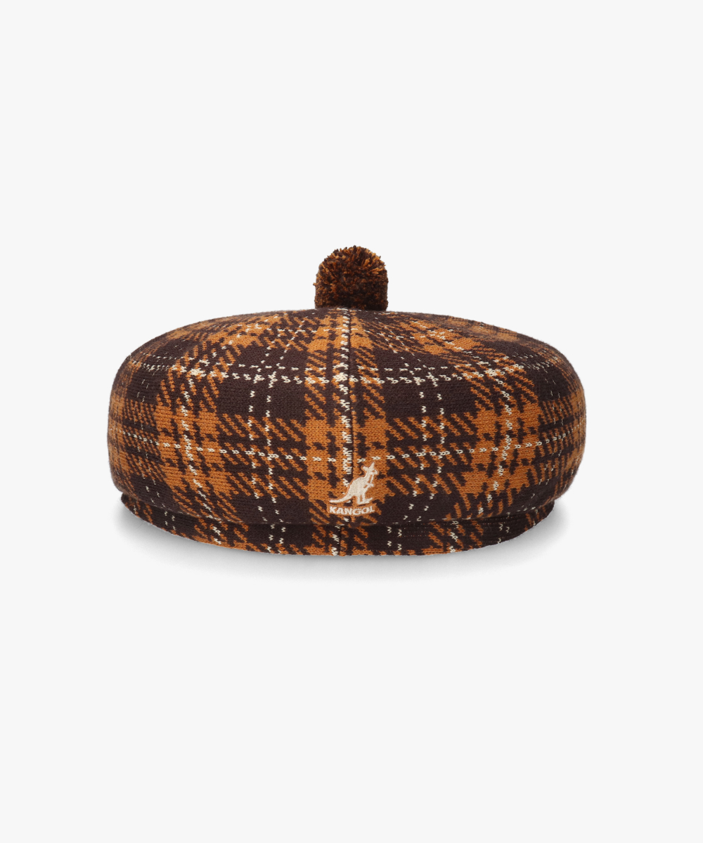 KANGOL NEW HERITAGE FLAT CAP | M(07) SOLID BLACK (01