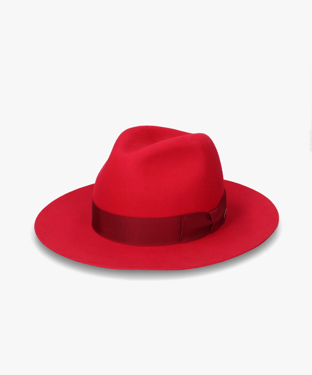 【予約】OVERRIDE  FELT FEDORA L.BRIM