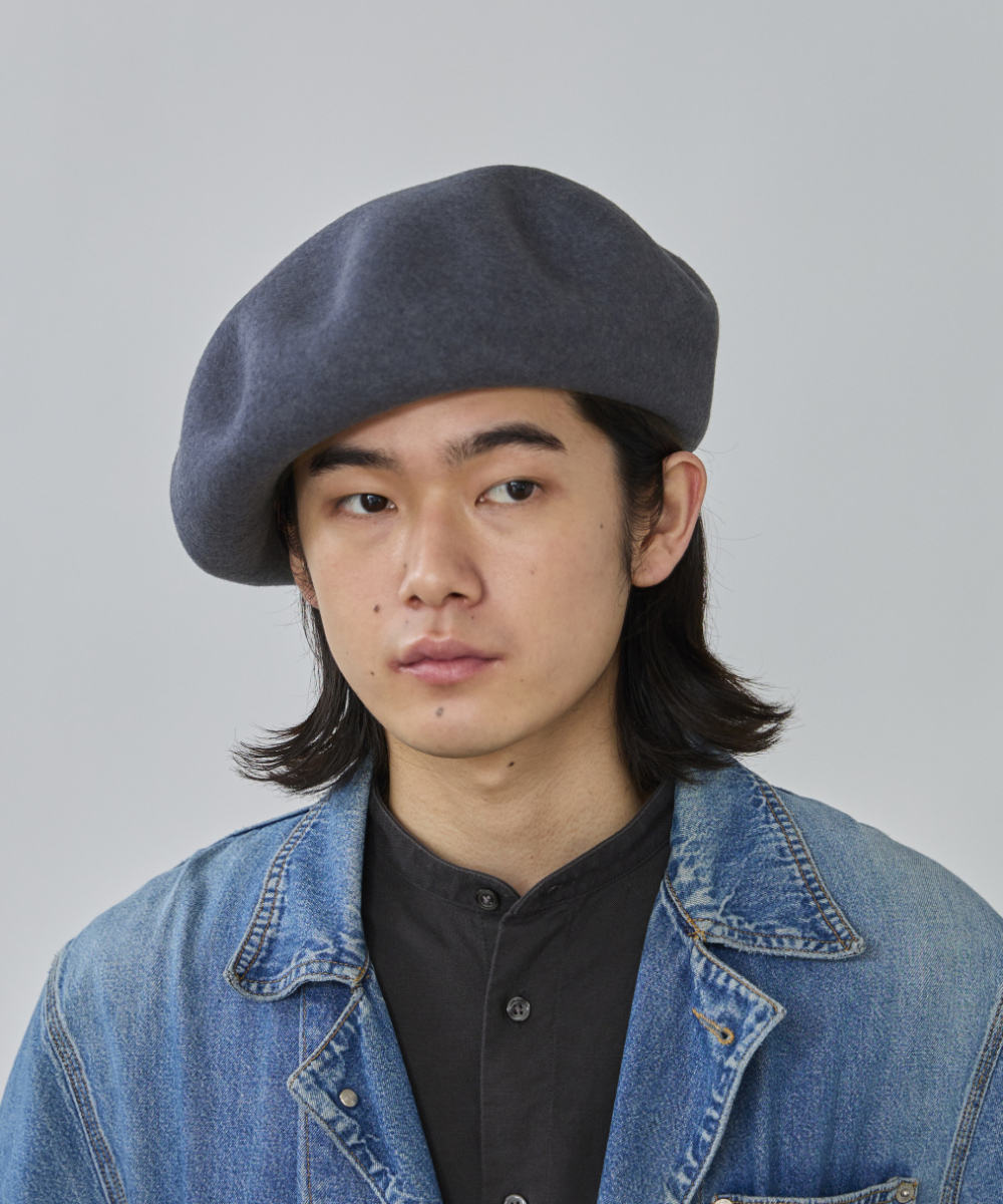 NEIGHBORHOOD ネイバーフッド BERET ベレー ウール 新品未使用 NEIGHBORHOOD 新品 ネイバーフッド BERET/WE-CAP ベレー帽 BLACK