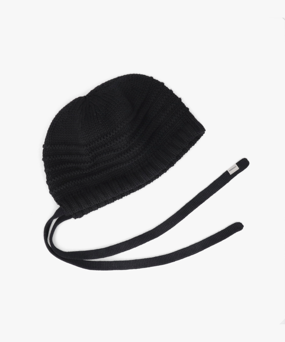 OVERRIDE KNIT HOOD BEANIE SGP | 57cm～59cm(98) BLACK (01