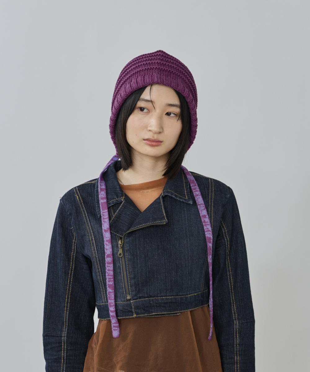 最終値下げ　COS モヘアニット帽 OVERRIDE KNIT CAT OSLO CAP SG | 57cm～59cm(98) BLACK (01