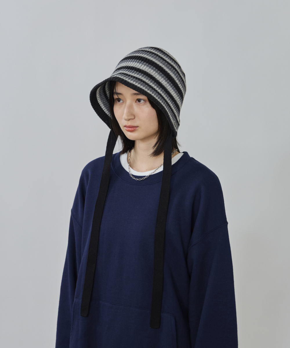 OVERRIDE WA THERMO BORDER BONNET | 58cm(58) DK GRAY (02