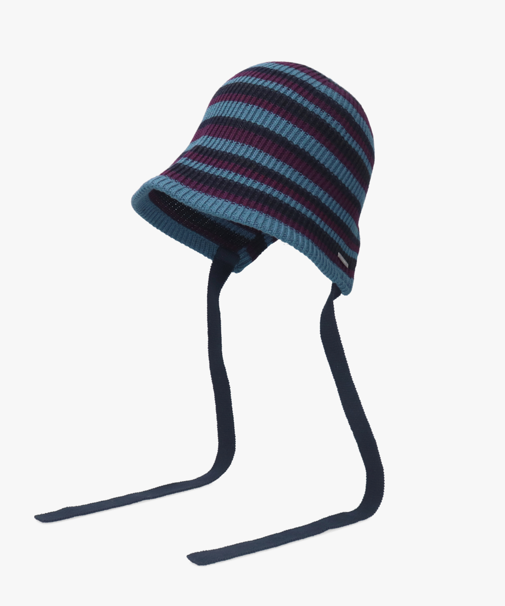 ほの様 OVERRIDE WA THERMO BORDER BONNET | 58cm(58) DK GRAY (02