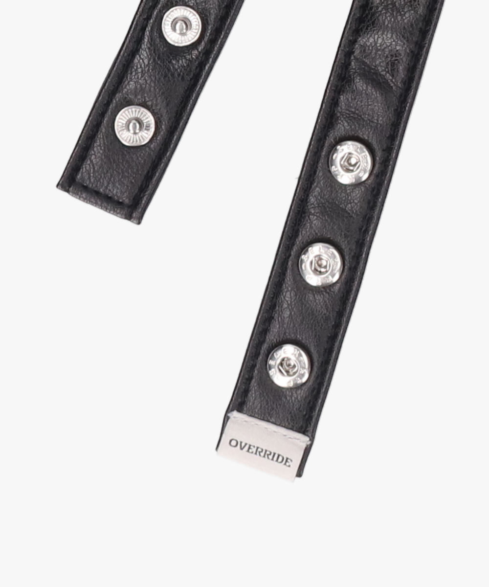 OVERRIDE BOA FK LEATHER HEADMUFF SG | 57cm～59cm(98) BLACK