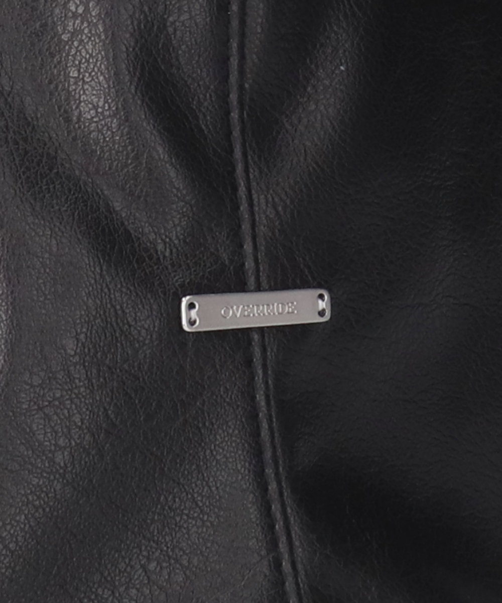 【限定商品✨️】新品未使用包装 インフィニティバット OVERRIDE FAKE LEATHER FLAPHAT SGP | 58cm(58) BLACK (01