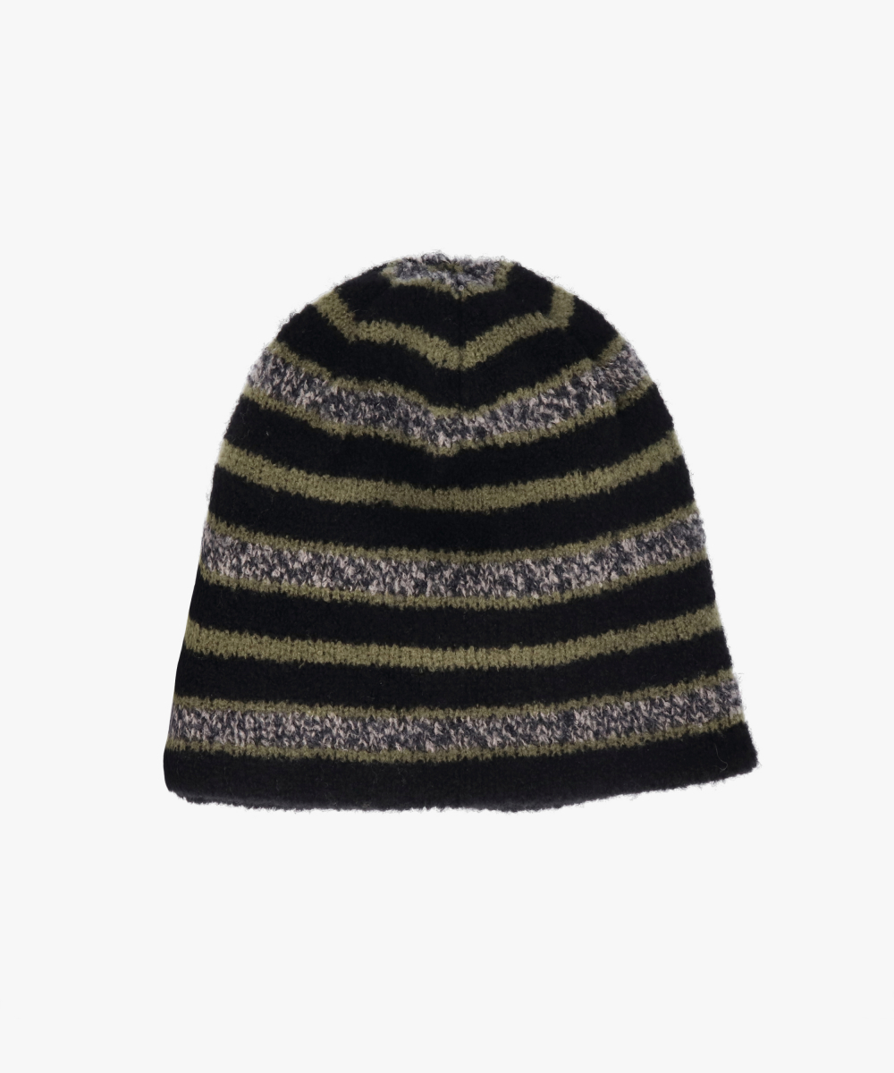 予約】OVERRIDE KNIT PUWA LOGO SHORT BEANIE | 57cm～59cm(98