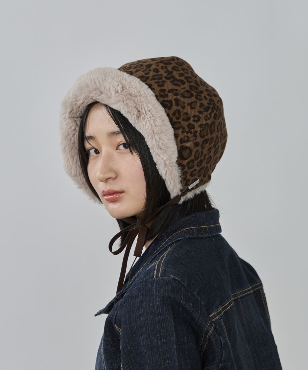 satpe様確認用 OVERRIDE CORD PATTERN BONNET SGP | 57.5cm(75) BLACK (01