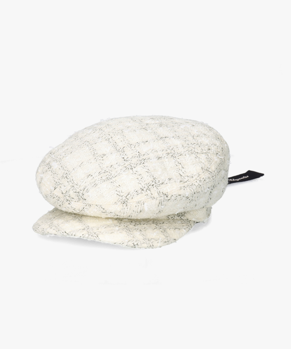 【Chapeau'd O】 Tweed Hunting 予約】Chapeau d' O Fancy Tweed Hunting | 57.5cm(75) WHITE