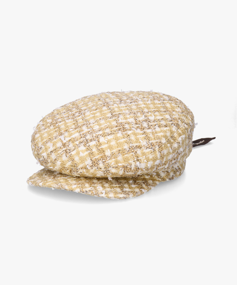 【Chapeau'd O】 Tweed Hunting 予約】Chapeau d' O Fancy Tweed Hunting | 57.5cm(75) WHITE