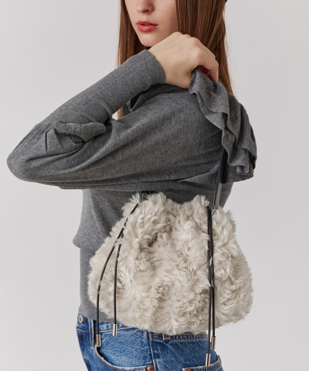 【予約】Chapeau d' O  Curly Draw String Bag