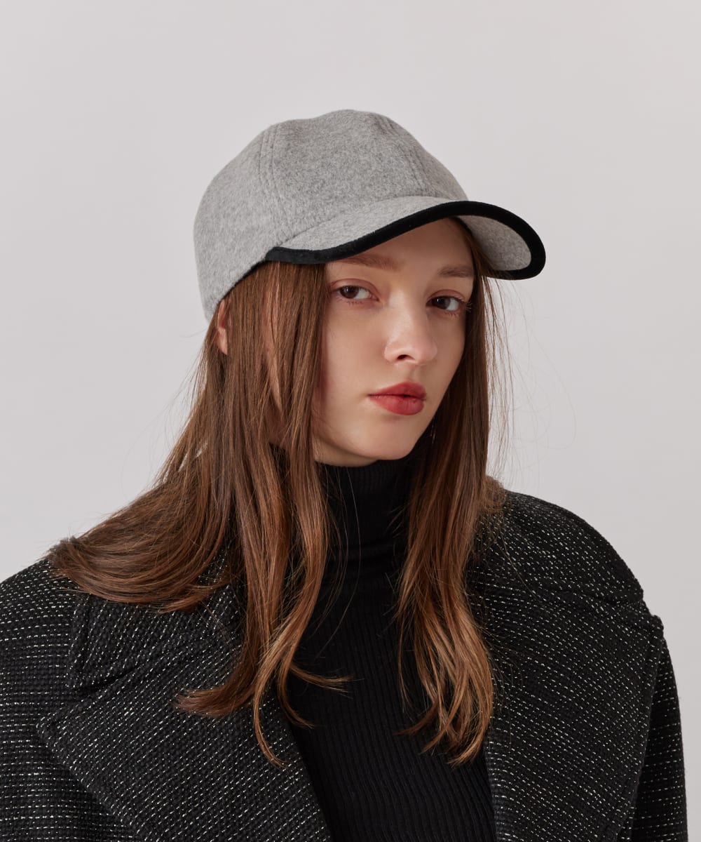 帽子 Chapeau d' O / OVERRIDE Chapeau d' O Canvas Wide Cap | 56cm～58cm(97) BLACK (01