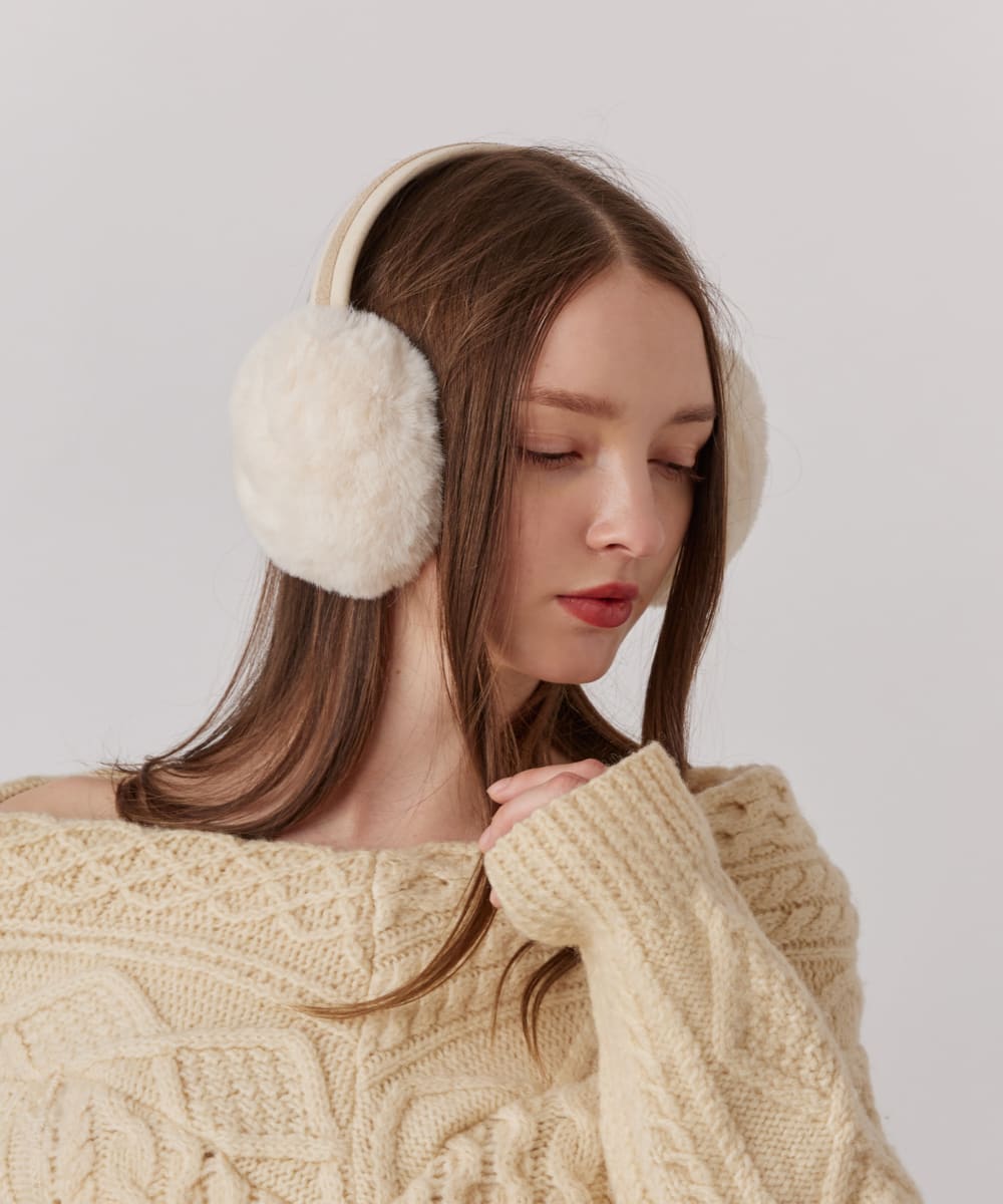 【予約】Chapeau d' O  Rex Fake Fur Earmuff