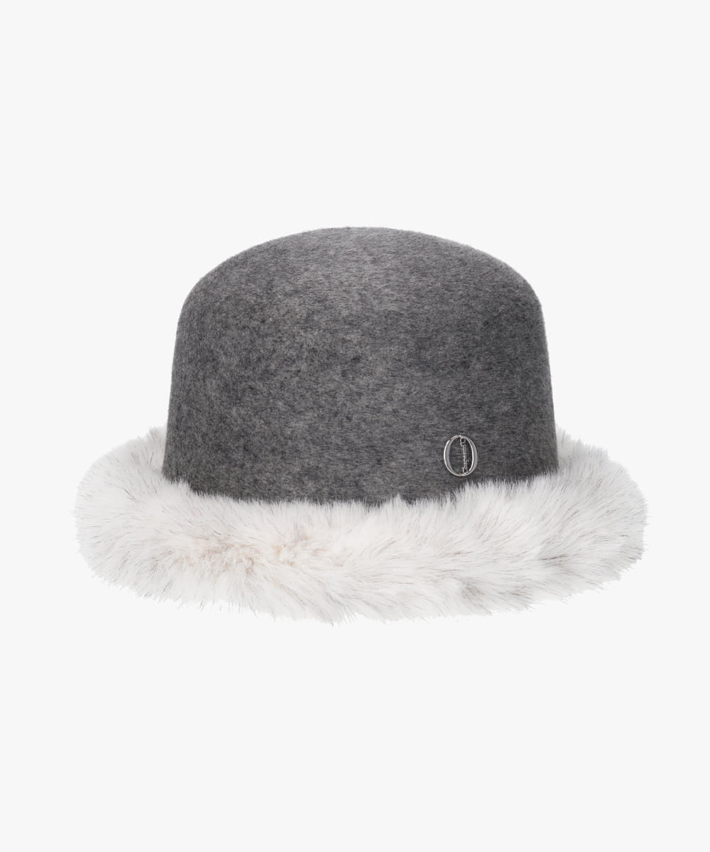 【予約】Chapeau d' O  Fur Edge Felt Bucket