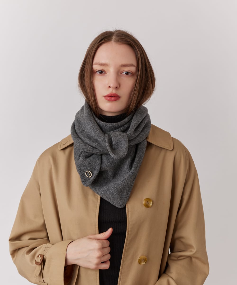 【予約】Chapeau d' O  Oversized Knit Scarf