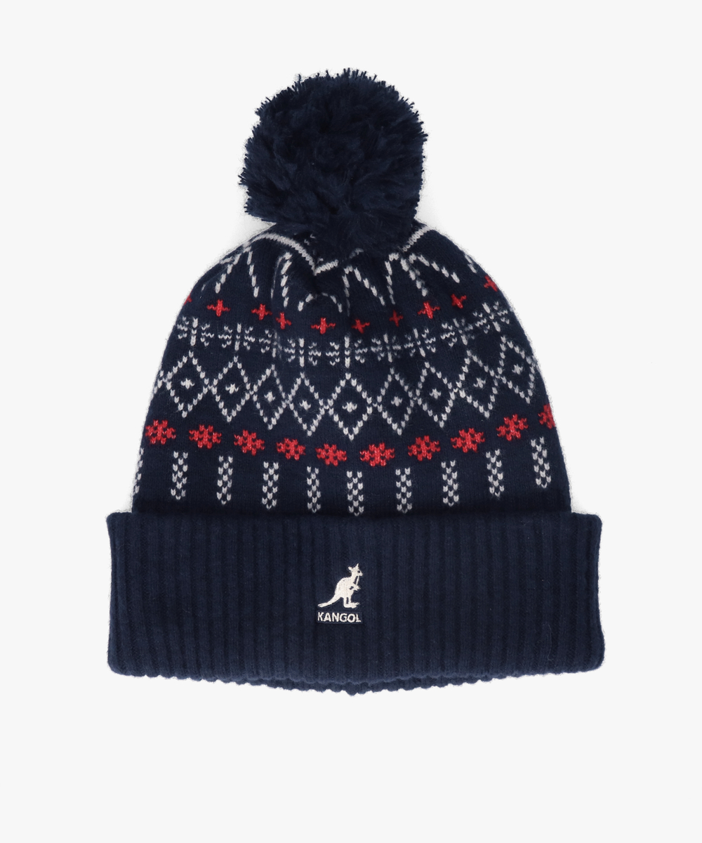 KANGOL HOLIDAY POM POM BEANIE