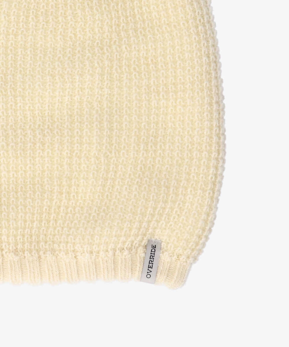 予約】OVERRIDE ALPACA LOOSE BEANIE | 57cm～59cm(98) BLACK